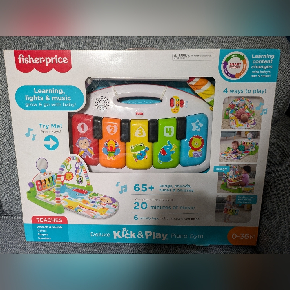 Fisher Price Deluxe Kick & Play Piano Gym